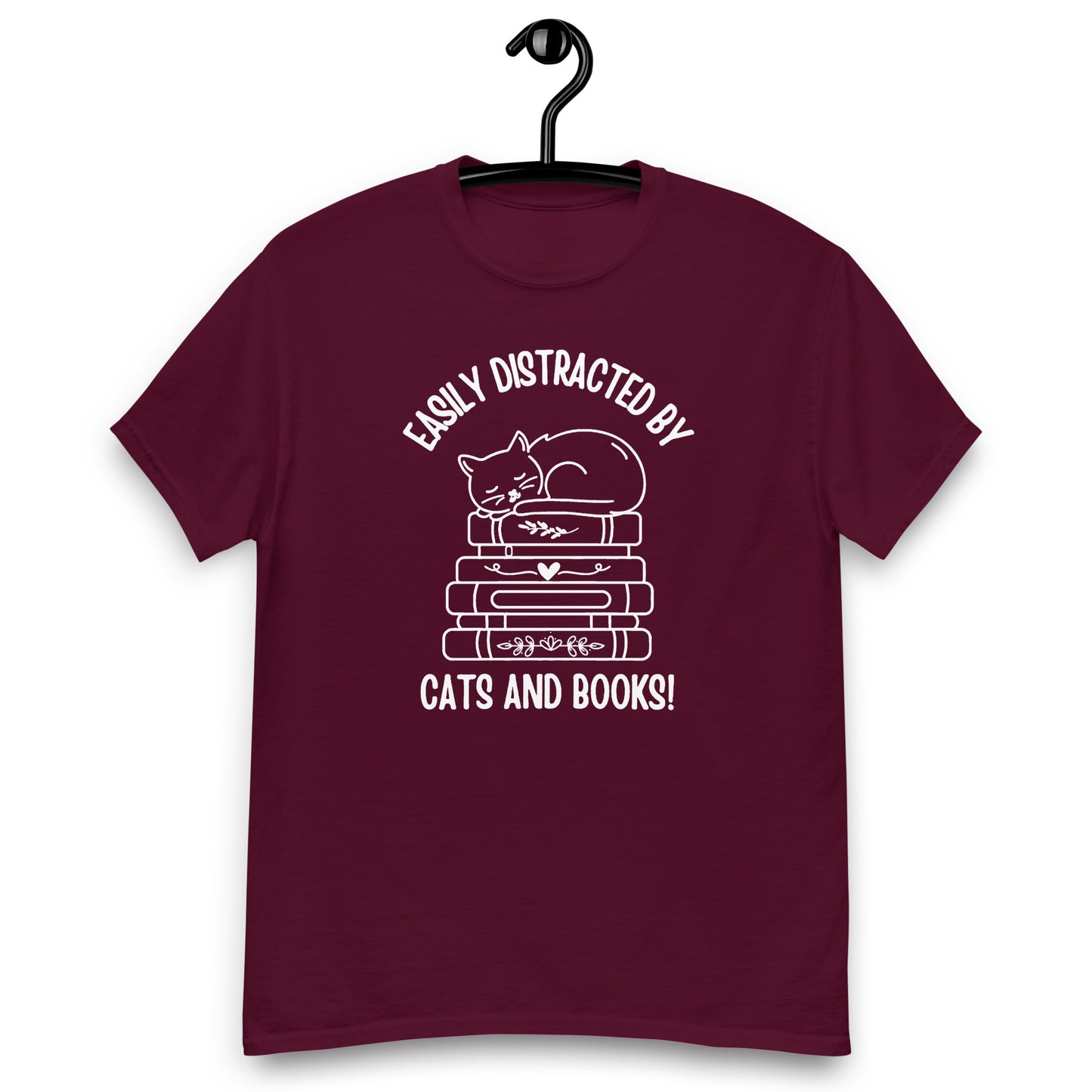 Pet Cat & Book Lover Unisex classic tee