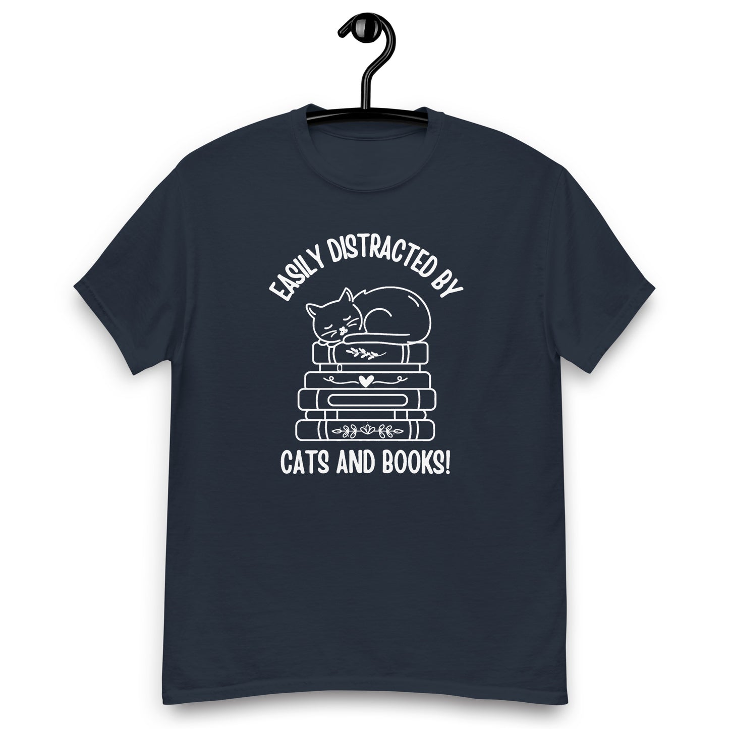 Pet Cat & Book Lover Unisex classic tee