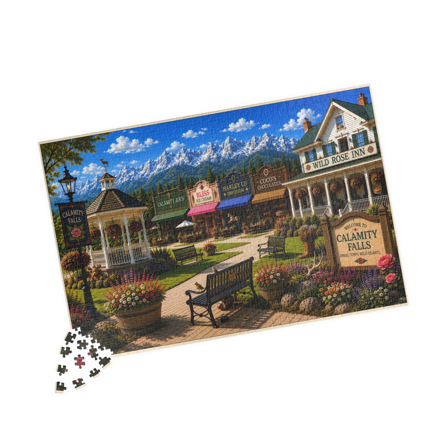 Calamity Falls Puzzle (1014-piece)