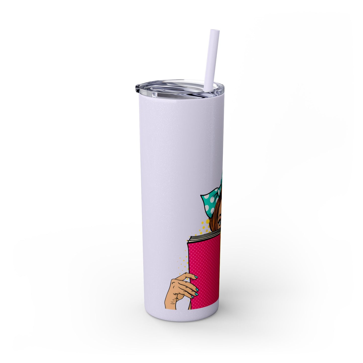 Romance Comic Tumbler with Straw, 20oz