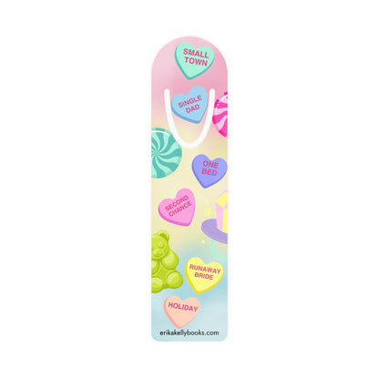 Candy Heart Tropes Bookmark