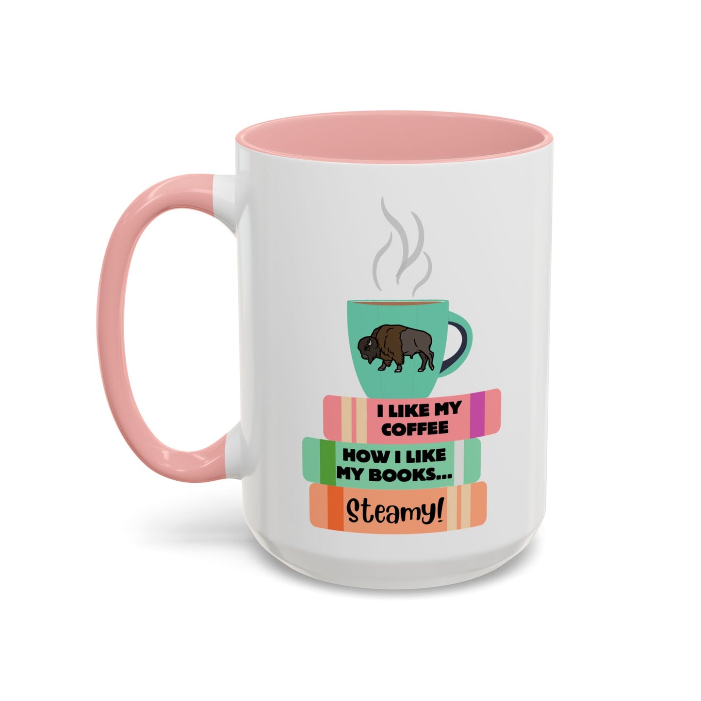 Steamy Coffee & Books Coffee Mug (15oz)