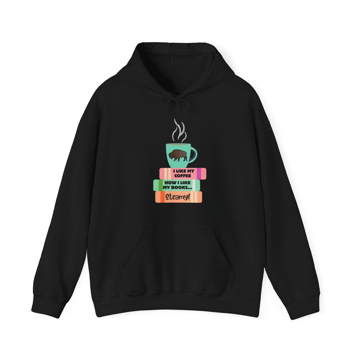 Steamy Coffee & Books Hooded Sweatshirt