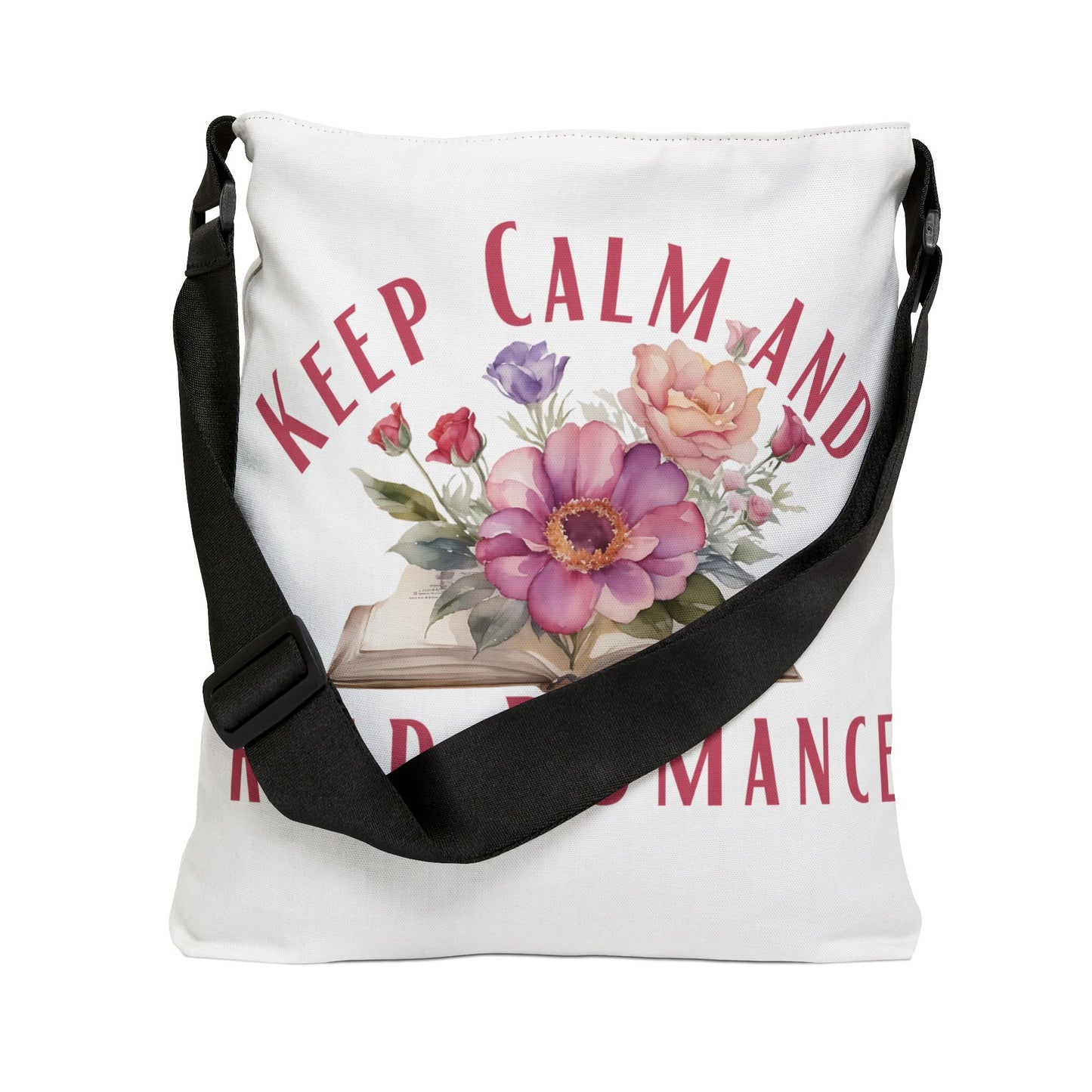 Keep Calm Adjustable Tote Bag