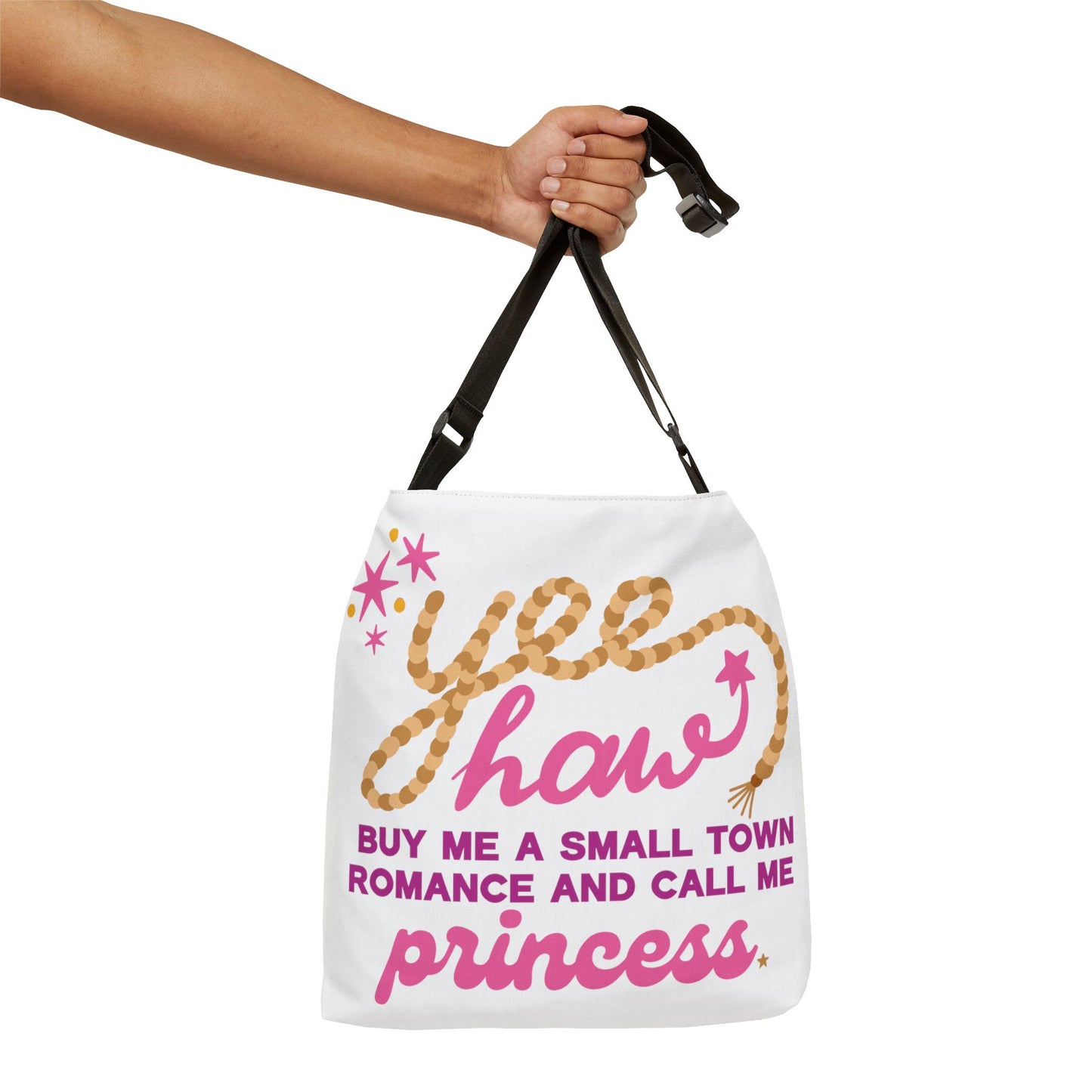 Yee Haw Princess Adjustable Tote Bag