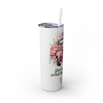 Small Town Romance Tumbler with Straw, 20oz