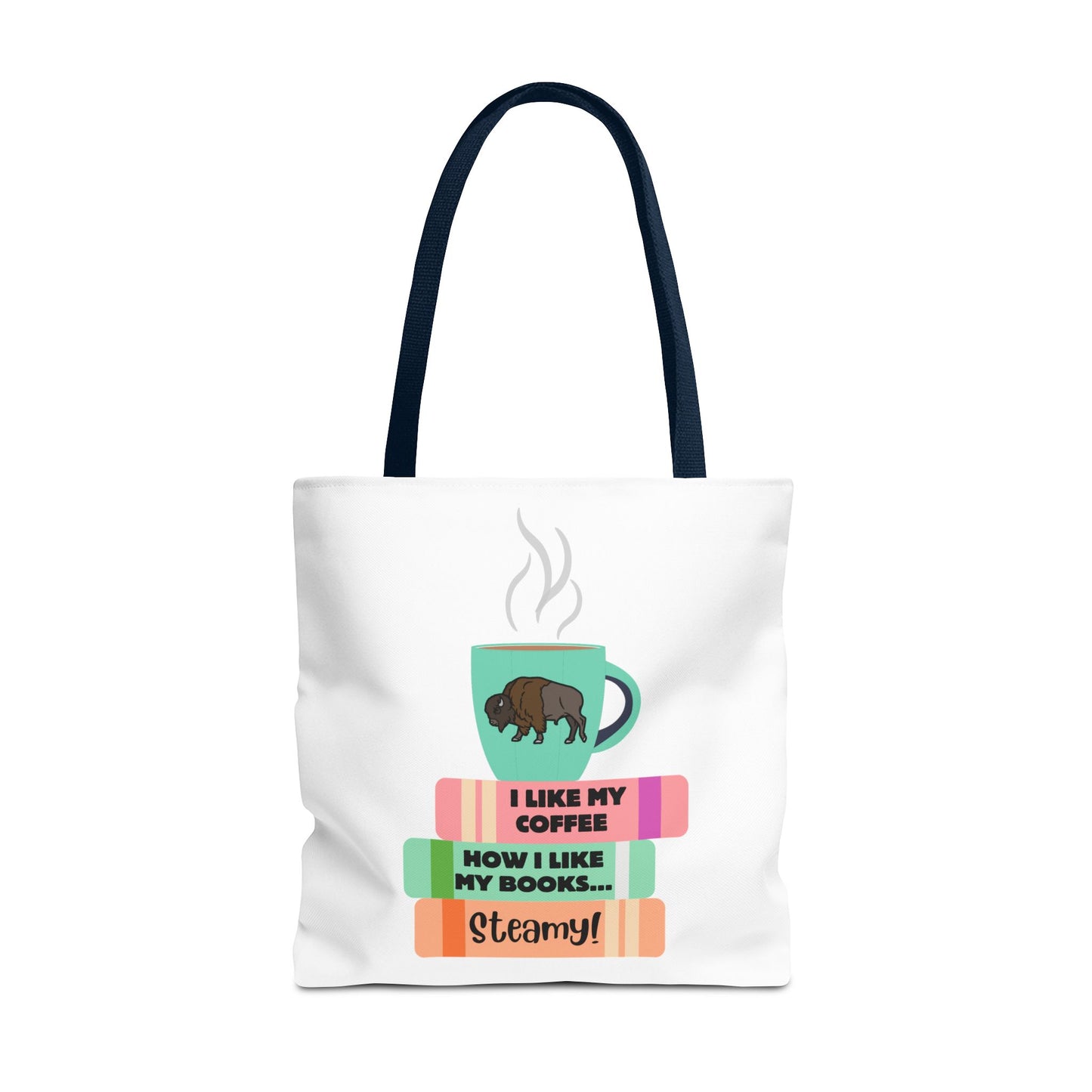 Steamy Coffee & Books Introvert Tote