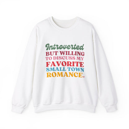 Book Loving Introvert Crewneck Sweatshirt