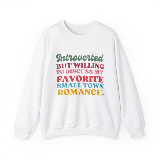 Book Loving Introvert Crewneck Sweatshirt