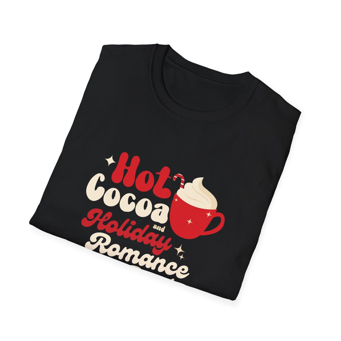 Hot Cocoa and Books Unisex Softstyle T-Shirt