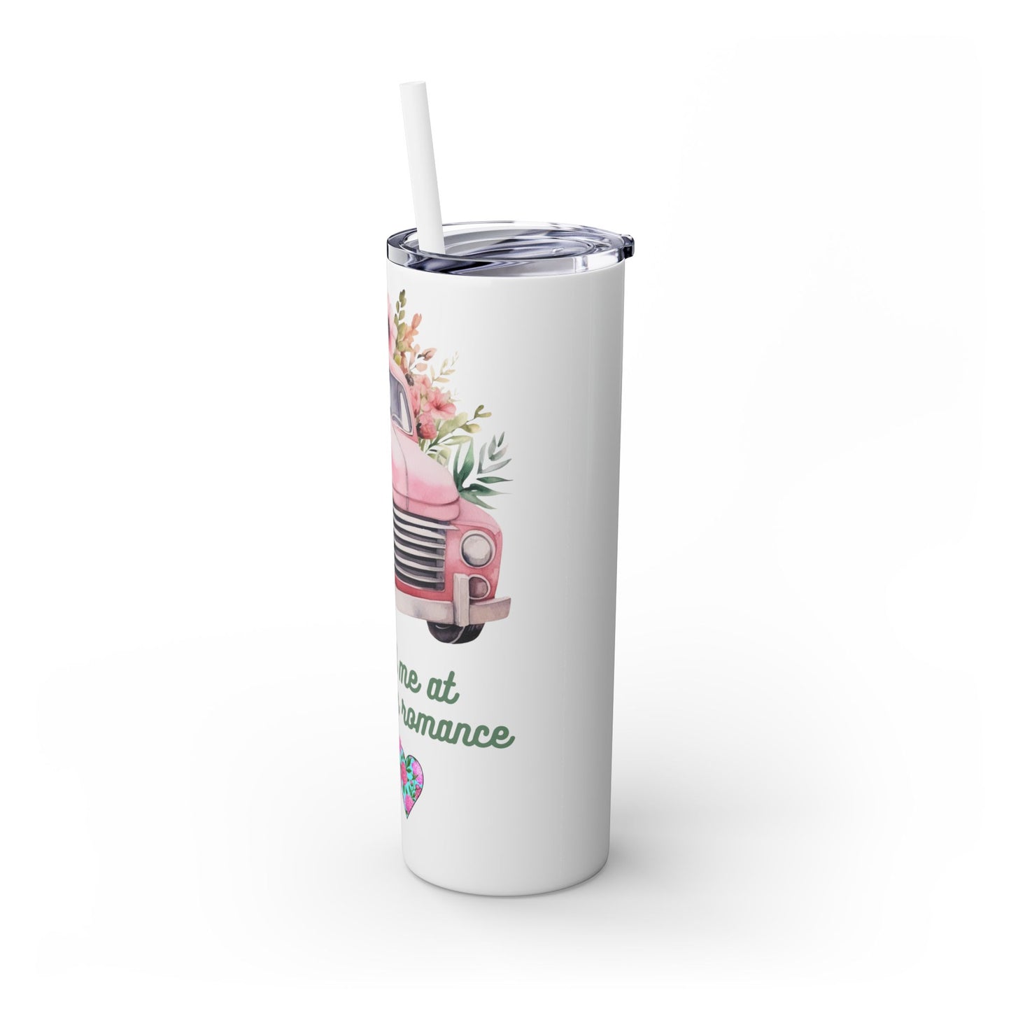 Small Town Romance Tumbler with Straw, 20oz