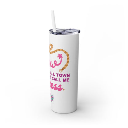 Yee Haw Princess Tumbler with Straw, 20oz