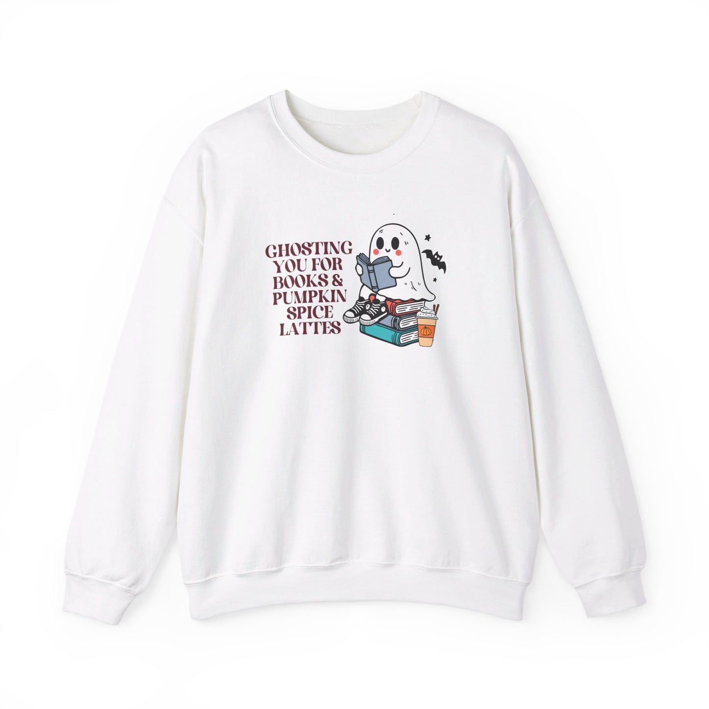 Ghosting You for Pumpkin Spice Lattes Unisex Heavy Blend™ Crewneck Sweatshirt