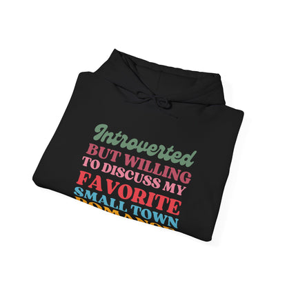 Book Loving Introvert Hooded Sweatshirt