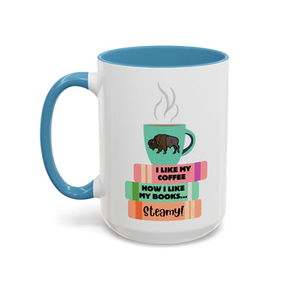 Steamy Coffee & Books Coffee Mug (15oz)