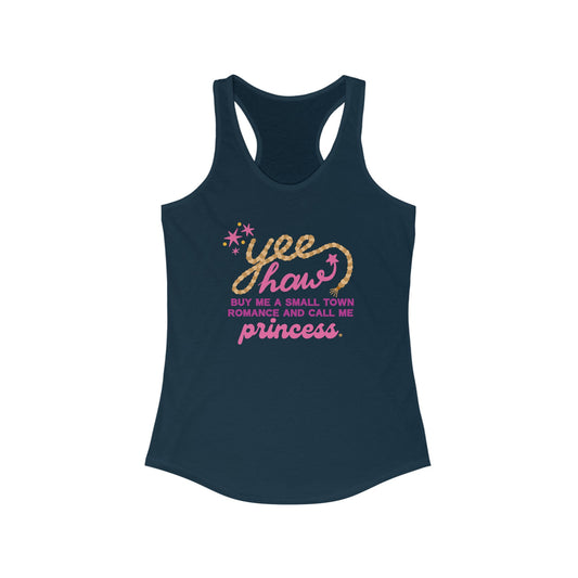 Yee Haw Princess Racerback Tank