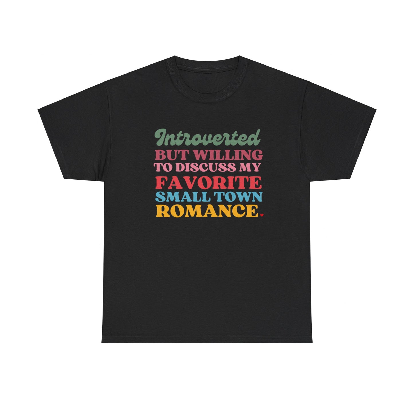 Book Loving Introvert Unisex Heavy Cotton Tee