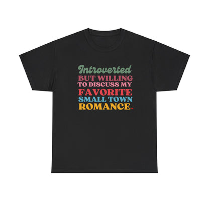 Book Loving Introvert Unisex Heavy Cotton Tee