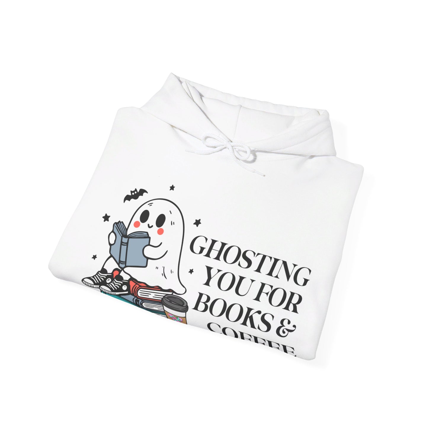 Ghosting You for Books & Coffee Unisex Heavy Blend™ Hooded Sweatshirt