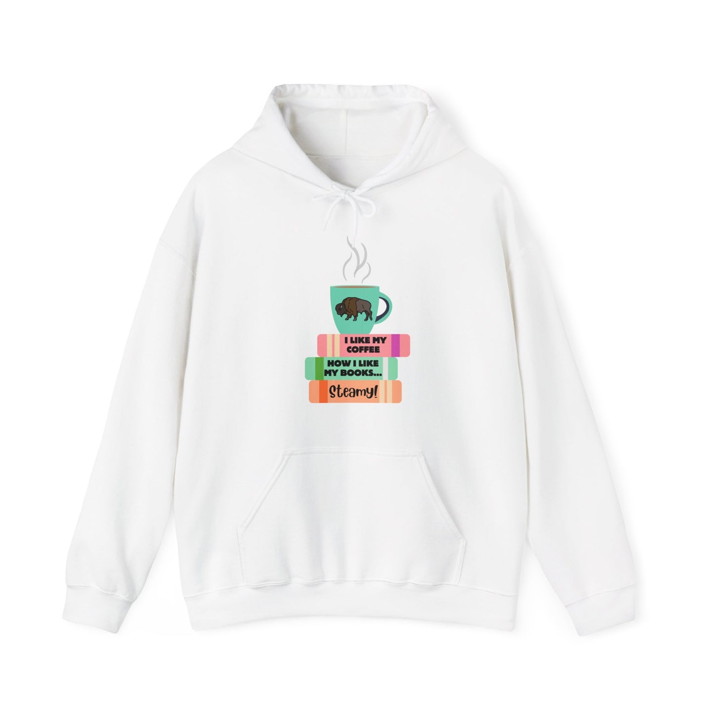 Steamy Coffee & Books Hooded Sweatshirt