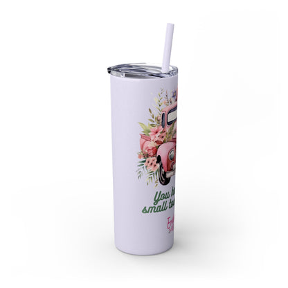 Small Town Romance Tumbler with Straw, 20oz