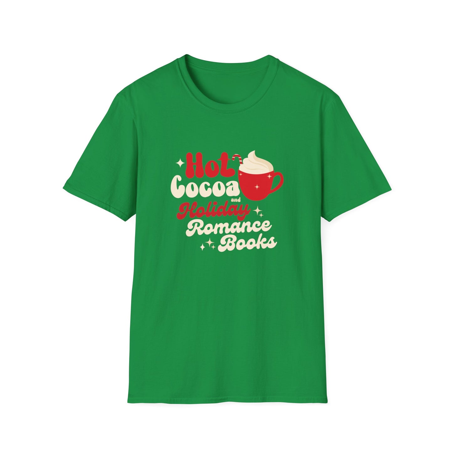 Hot Cocoa and Books Unisex Softstyle T-Shirt