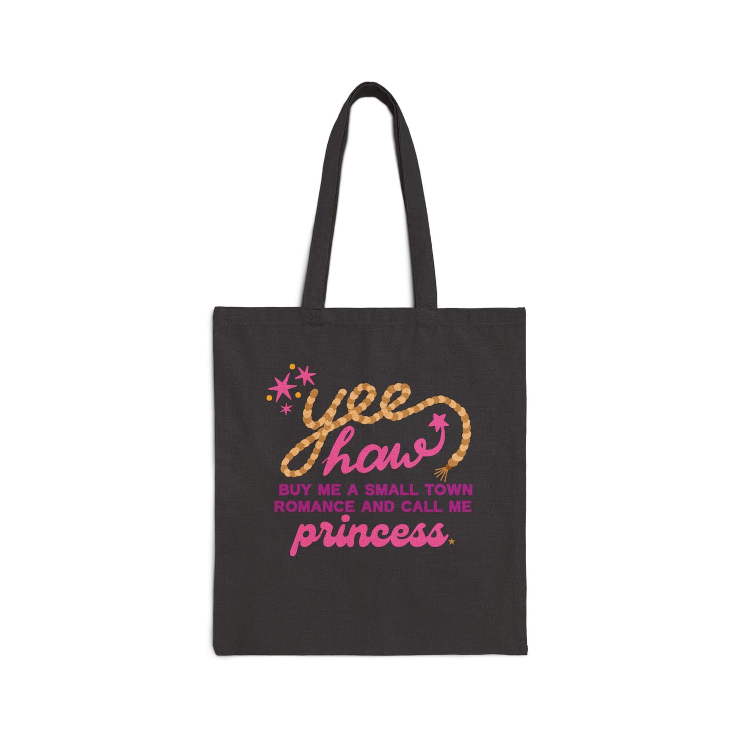 Yee Haw Princess Cotton Canvas Tote Bag