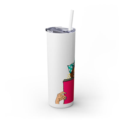 Romance Comic Tumbler with Straw, 20oz