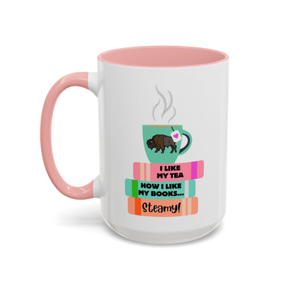 Hot Tea & Books Coffee Mug (15oz)