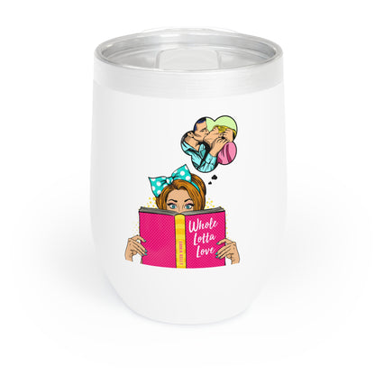 Romance Comic Chill Wine Tumbler