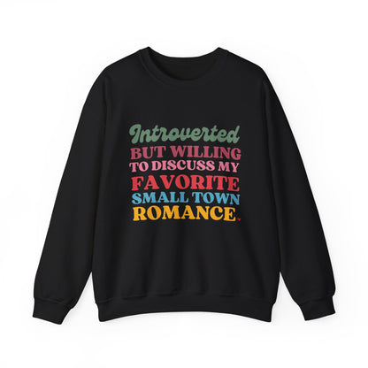 Book Loving Introvert Crewneck Sweatshirt