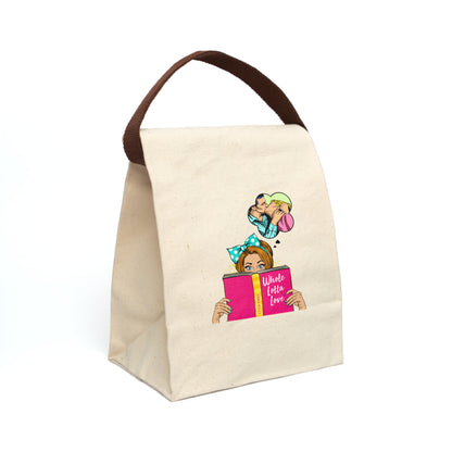 Romance Comic Canvas Lunch Bag