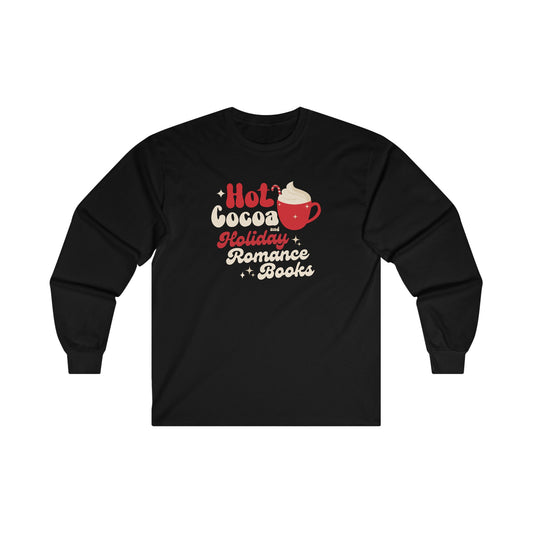 Hot Cocoa and Books Unisex Ultra Cotton Long Sleeve Tee