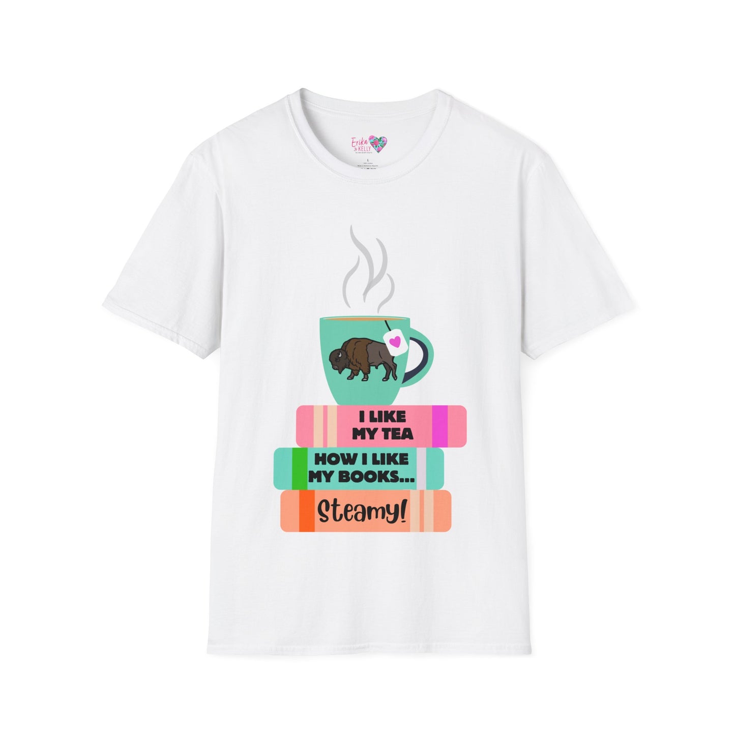 Hot Tea & Books Softstyle T-Shirt