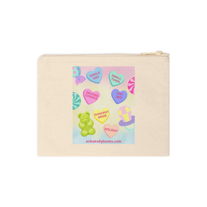 Candy Heart Tropes Accessory Zipper Pouch