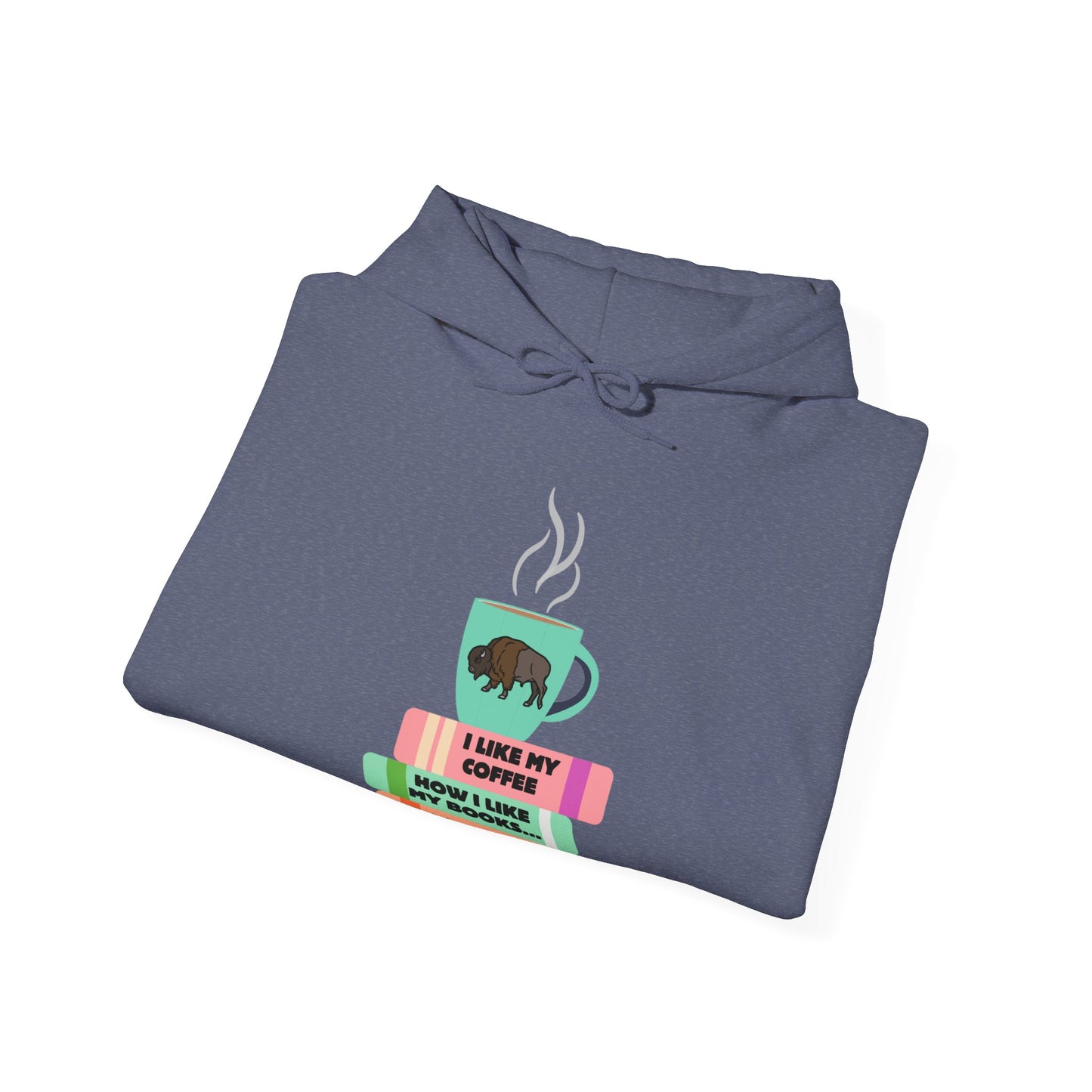 Steamy Coffee & Books Hooded Sweatshirt