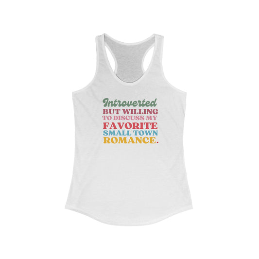 Book Loving Introvert Racerback Tank