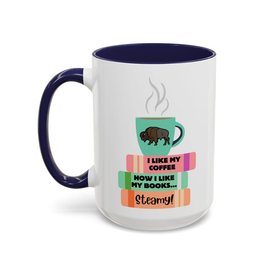 Steamy Coffee & Books Coffee Mug (15oz)