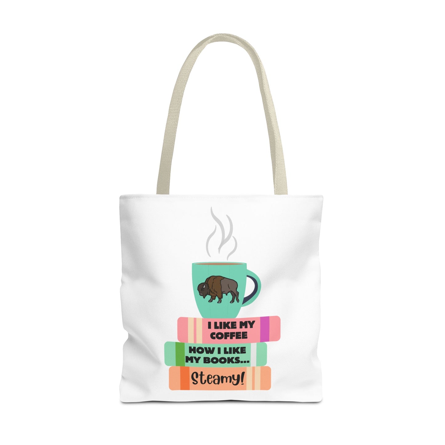 Steamy Coffee & Books Introvert Tote