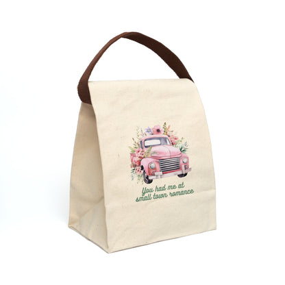 Small Town Romance Canvas Lunch Bag