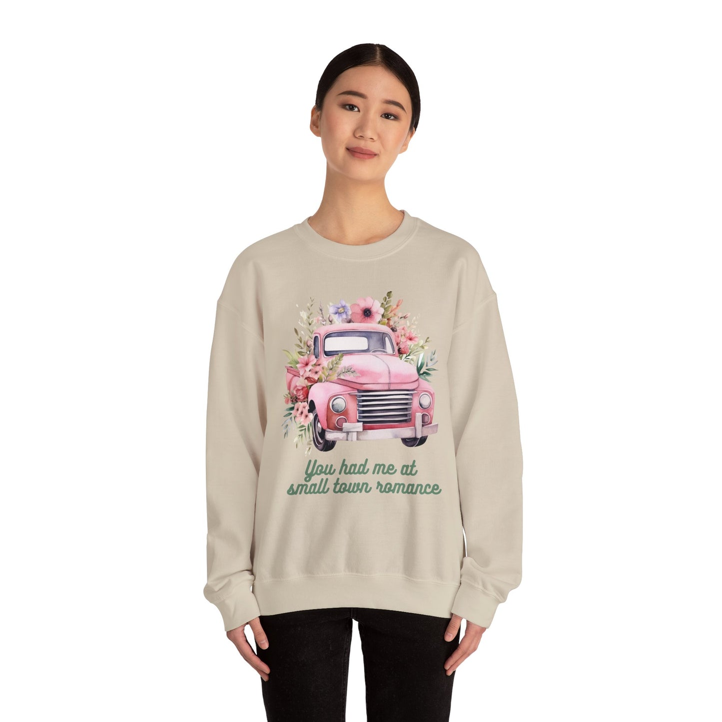 Small Town Romance Crewneck Sweatshirt