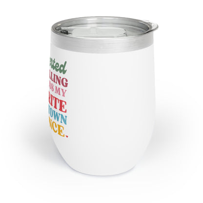 Book Loving Introvert Chill Wine Tumbler