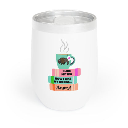 Hot Tea & Books Chill Wine Tumbler