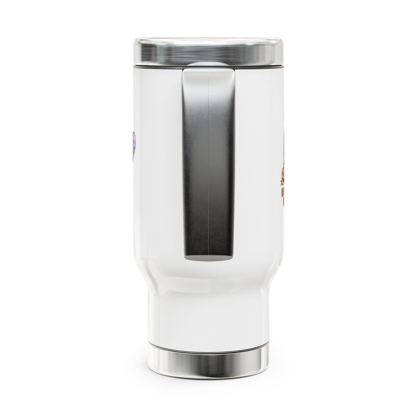 Ghosting You for My TBR Stainless Steel Travel Mug with Handle, 14oz