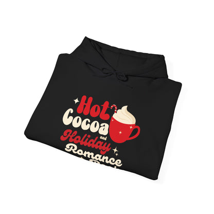 Hot Cocoa and Books Unisex Heavy Blend™ Hooded Sweatshirt