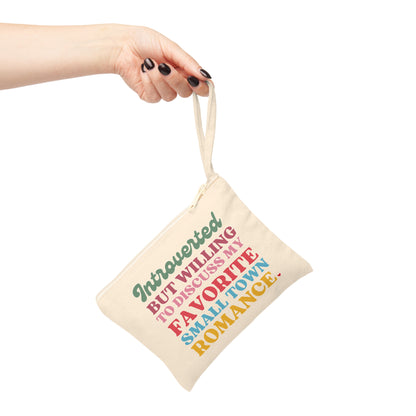 Book Loving Introvert Accessory Zipper Pouch