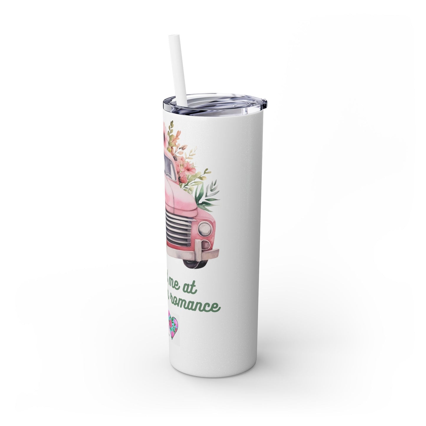 Small Town Romance Tumbler with Straw, 20oz