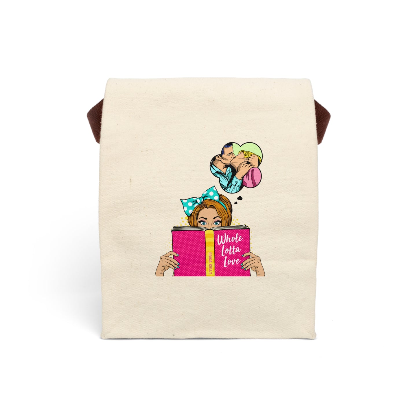 Romance Comic Canvas Lunch Bag