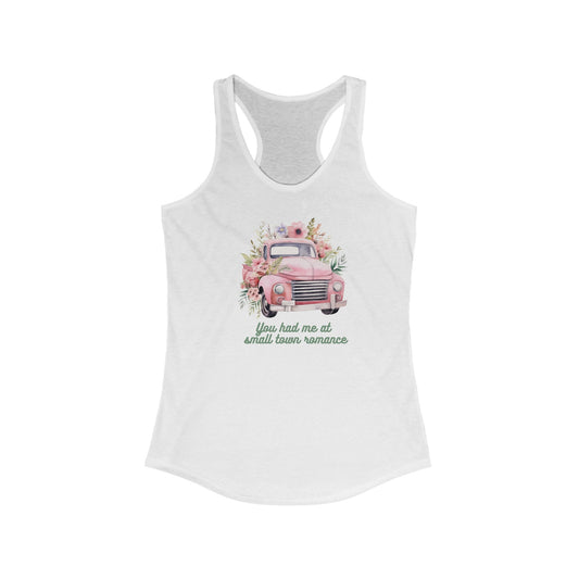 Small Town Romance Racerback Tank