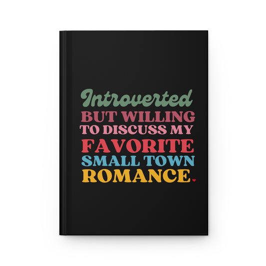 Book Loving Introvert Hardcover Journal